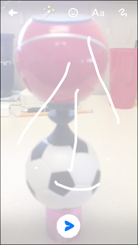 Tap the Send Icon