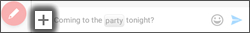 Tap the Attachment Icon