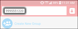 Enter a 10-digit mobile number
