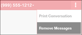 Click Remove Messages