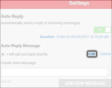 Edit an Existing Message