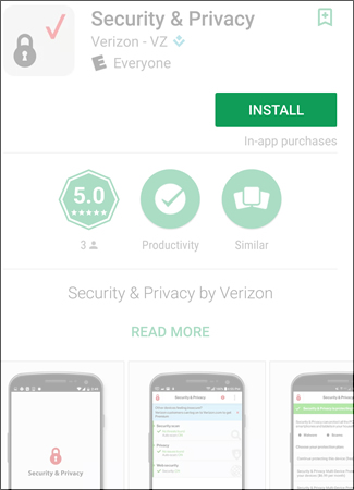 Tap Install