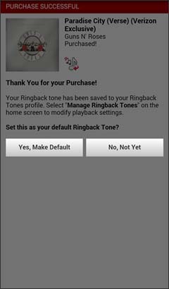 What are the free ringback tones being offered by Verizon?