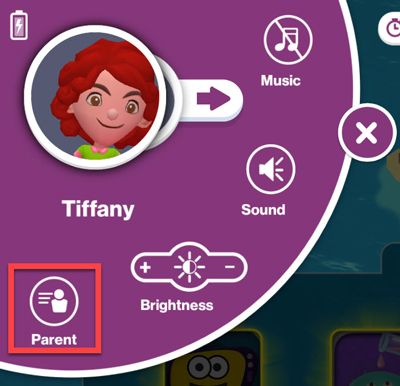 parent mode screen