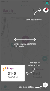 Home navigation page