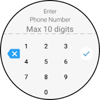 Enter Phone Number screen