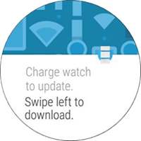 Download notification screen