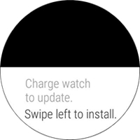 Install notification screen