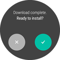 Pantalla de listo para instalar