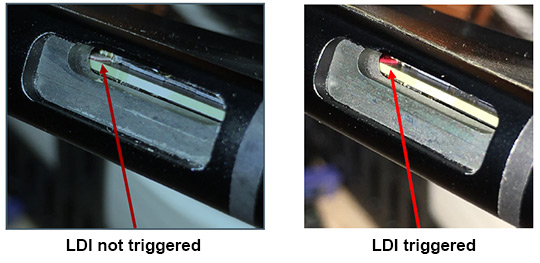 Liquid Damage Indicator location