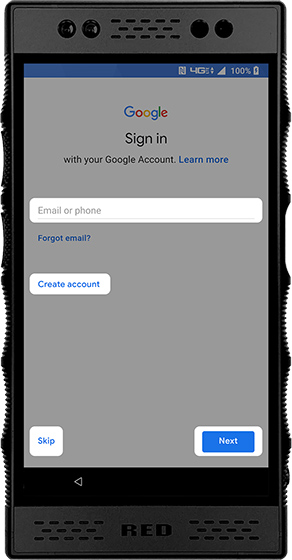 Google sign in