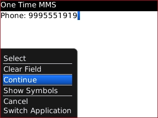 Enter 10-digit mobile number with continue