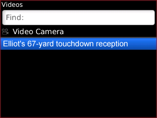 Select a video