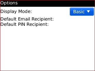 Wi-Fi Diagnostics Options screen