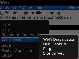 Troubleshoot with available options