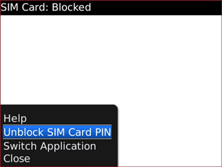 blackberry sim security con unblock sim