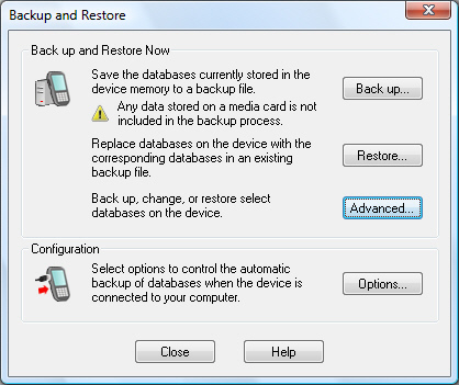 blackberry backup and restore with advanced highlighted