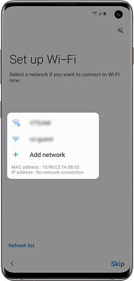 Configura Wi-Fi