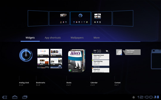 Select widget