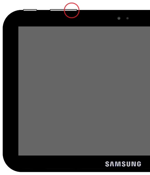 samsung tablet restart button