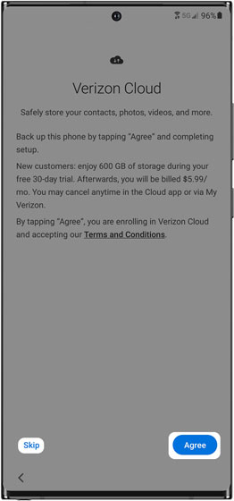 Samsung Galaxy Note20 5g Galaxy Note20 Ultra 5g Activate Set Up Device Verizon