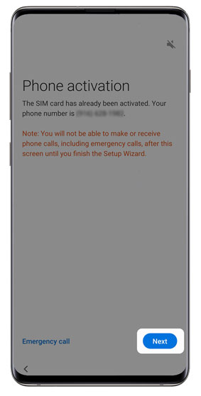 Phone activation Phone activation
