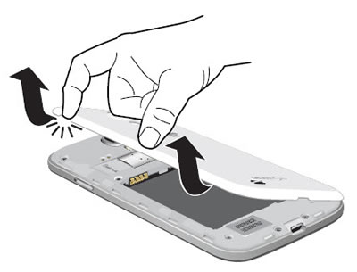 Remove battery cover