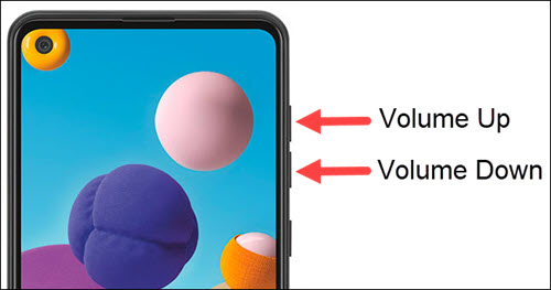 Samsung Galaxy A21 Volume Controls Verizon