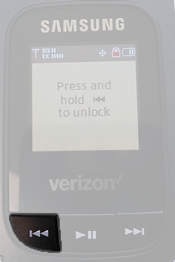Press and Hold Backward button