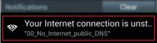 Connection unstable