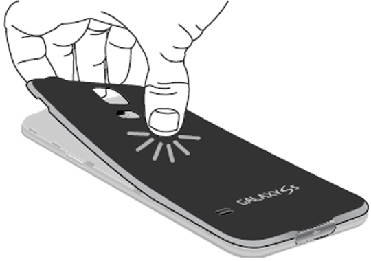 Insert Remove Sim Card Samsung Galaxy S 5 Verizon