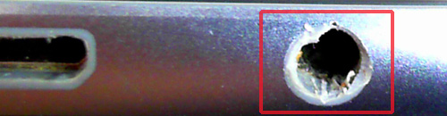 damaged headset port