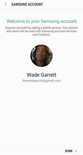 Bixby samsung sign in screen