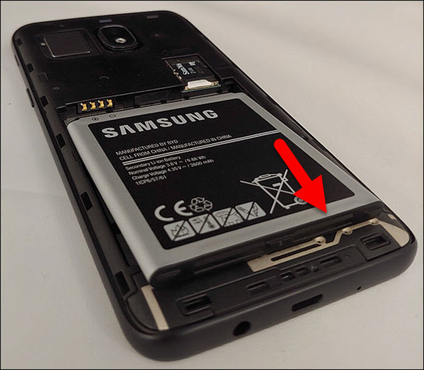 Samsung Galaxy J3 V Galaxy J3 3rd Gen Insert Remove Battery Verizon