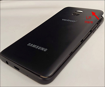 Samsung Galaxy J3 V Galaxy J3 3rd Gen Insert Remove Battery Verizon