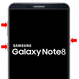 Power button and Bixby with Samsung logo