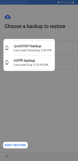 Tap a Setting