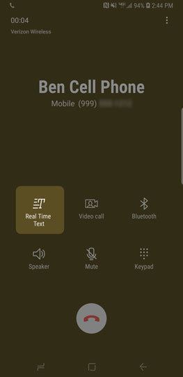 Real Time Text