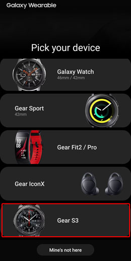Samsung Gear S3 frontier / Gear S3 