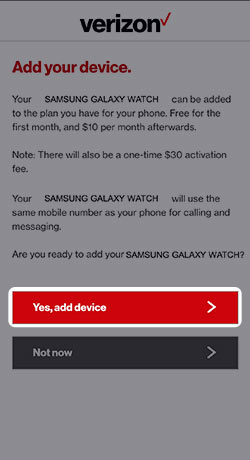 activate galaxy watch verizon