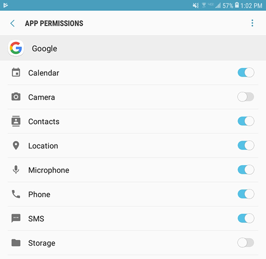 Samsung Galaxy Tab A (8.0) Turn App Permissions On / Off Verizon