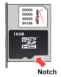 Insertar la tarjeta de memoria