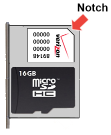 Insert SIM card