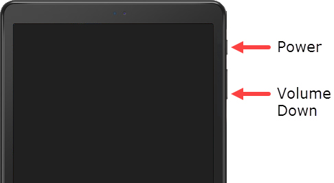 samsung tablet power button not working