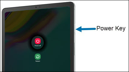 how to power off a samsung tablet