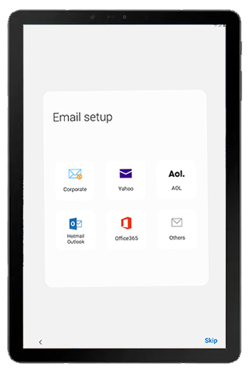 Enter a personal email