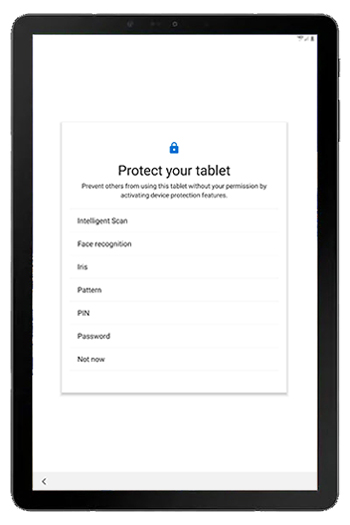 Select a Lock screen option