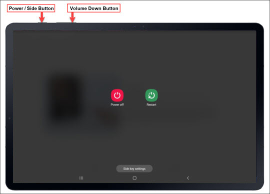how to power off a samsung tablet