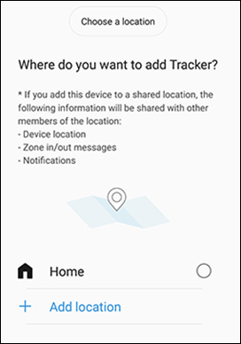 Set Home location