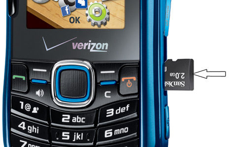 Insert the memory card
